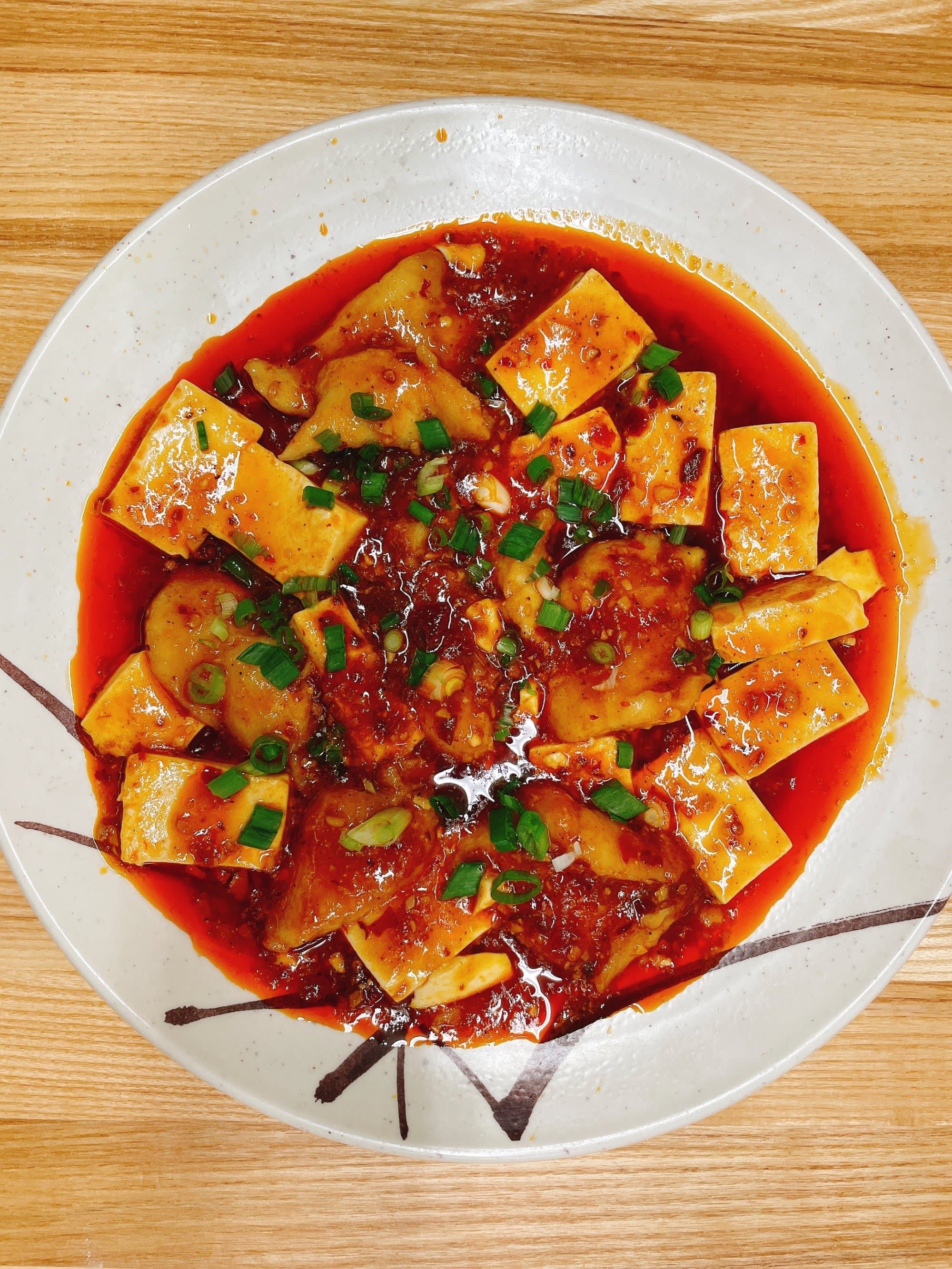 Spicy Tofu & Fish Fillet - Tender fish fillets and soft tofu cooked in a spicy sauce with aromatic spices a | Seafood