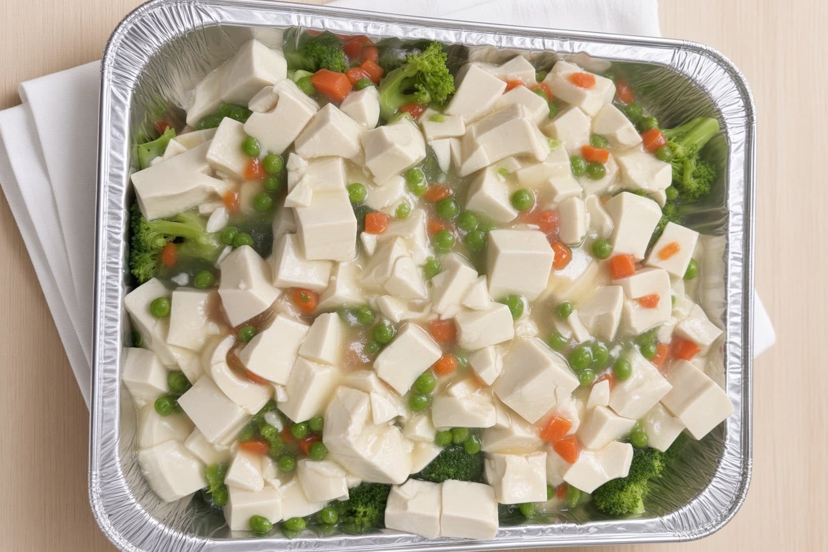 西兰花豆腐