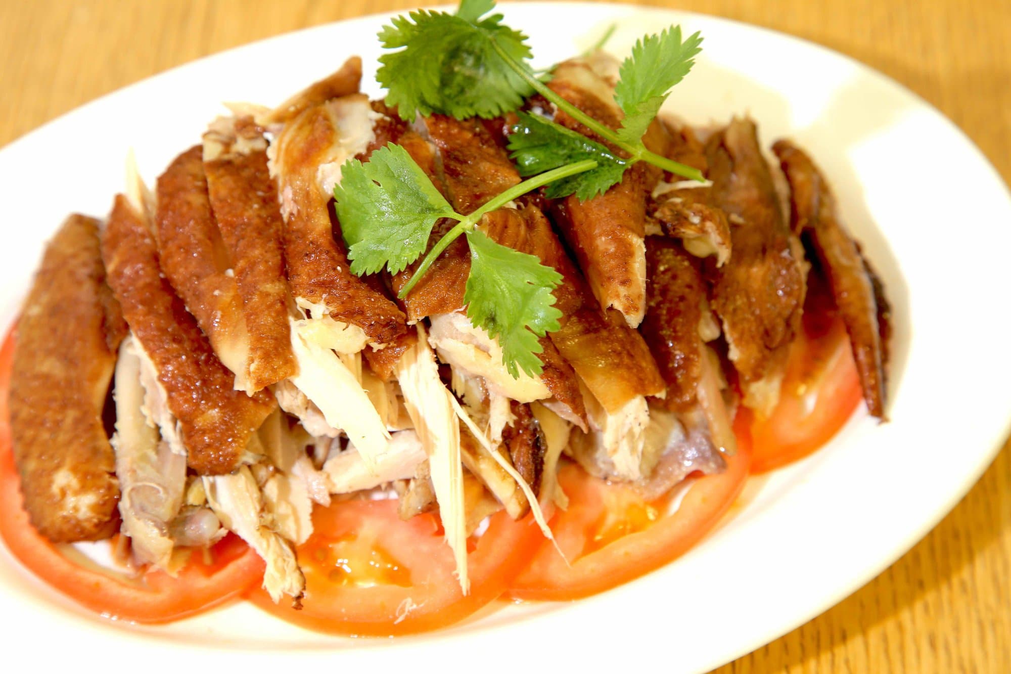 Five Spice Roasted Chicken - Tender and flavorful roasted chicken marinated with a blend of five spices. | Appetizer